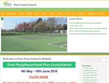 Tablet Screenshot of fleet-tc.gov.uk